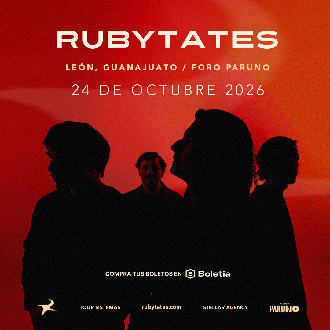 Rubytates en concierto en Foro Paruno León, 24 de octubre de 2026
