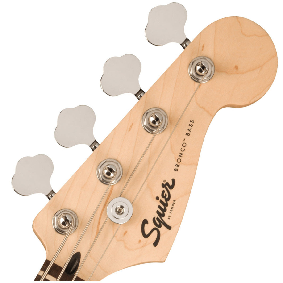 SQUIER SONIC BRONCO BASS NEGRO CON PICKGUARD BLANCO