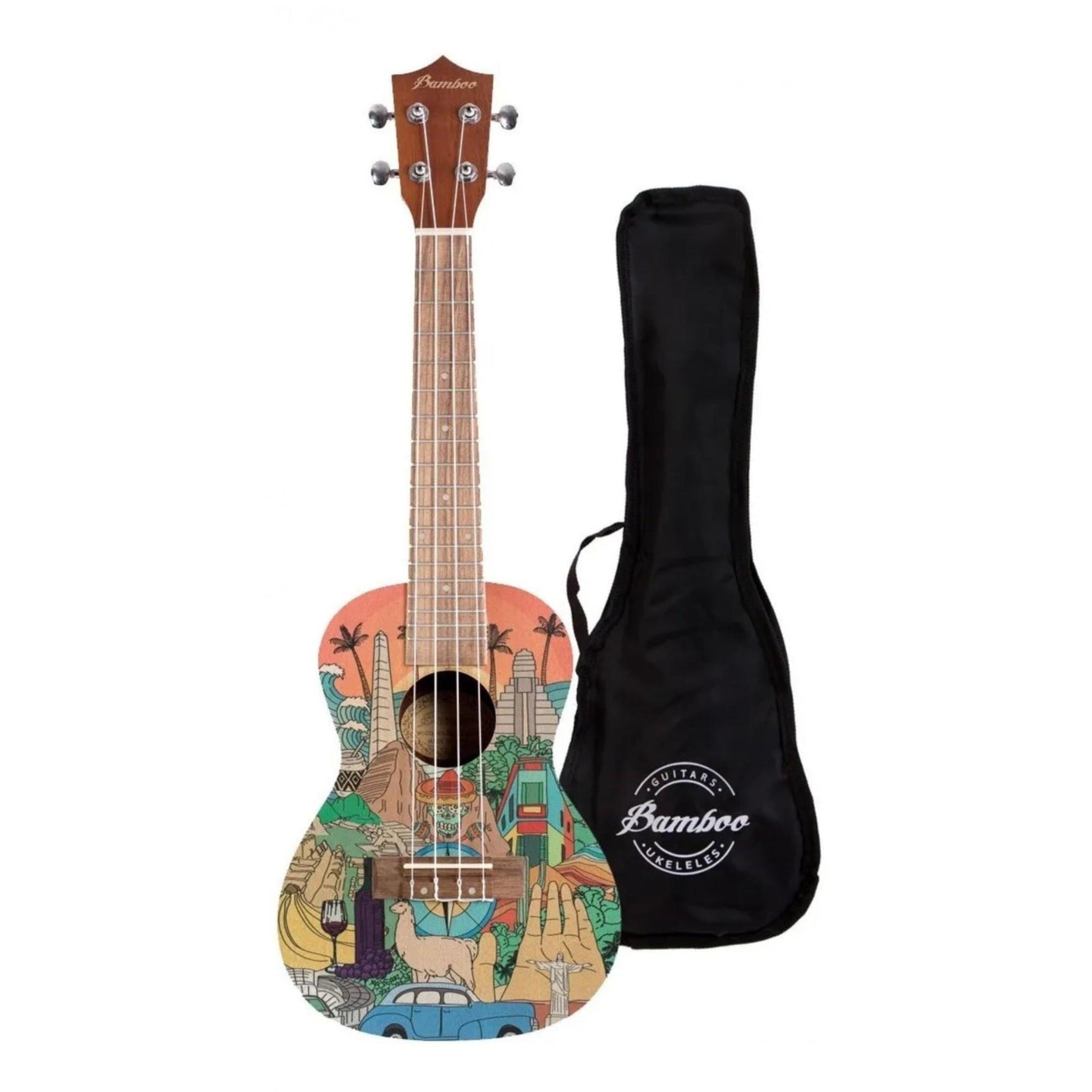 UKELELE BAMBOO CONCIERTO SAPELE LATIN U-23