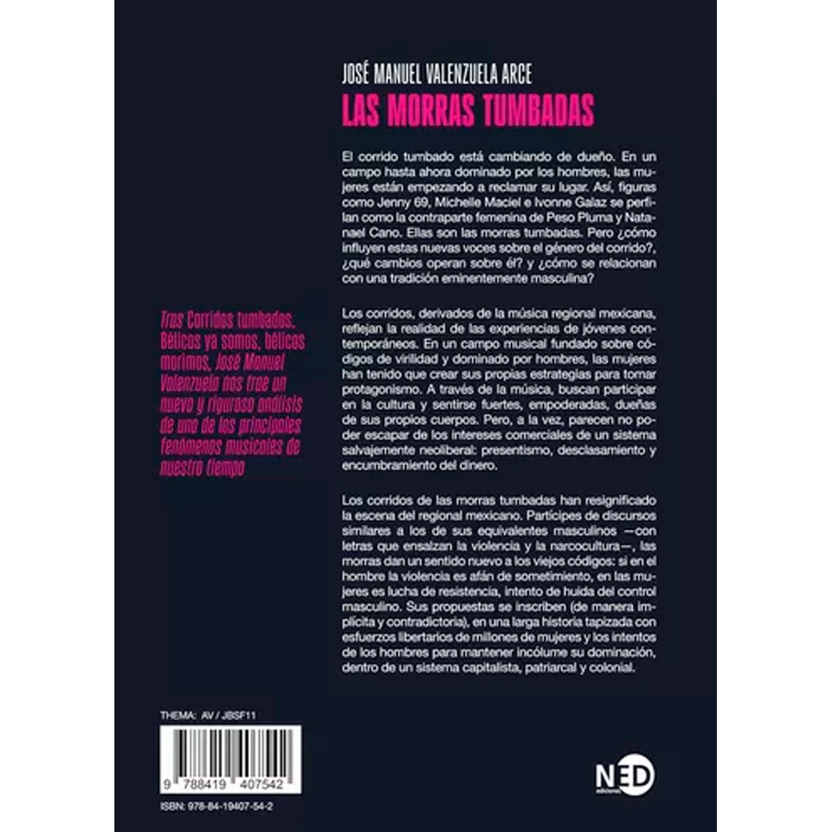 LIBRO LAS MORRAS TUMBADAS