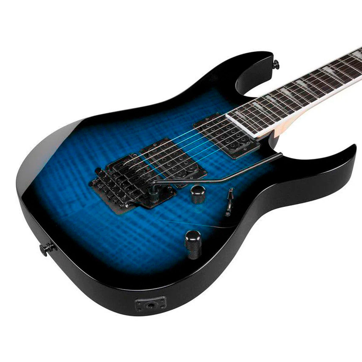 GUITARRA ELECTRICA IBANEZ GIO RG ENTINTADA AZUL SOMBREADO GRG320FA
