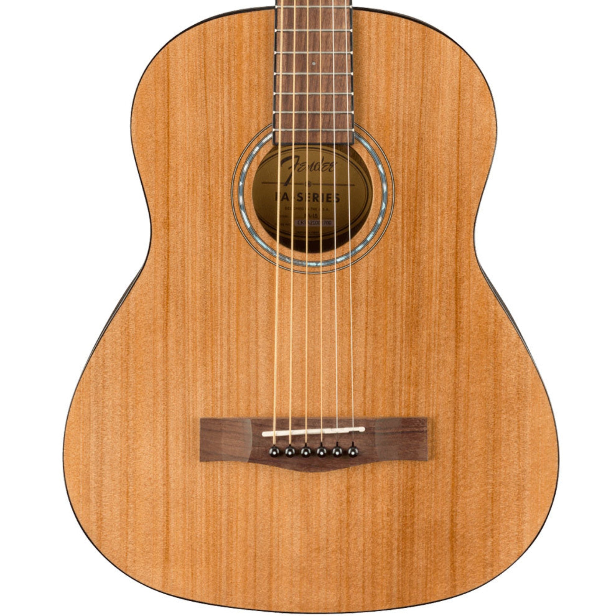 GUITARRA ACÚSTICA FENDER FA-15 ACERO ESCALA 3/4 W/BAG