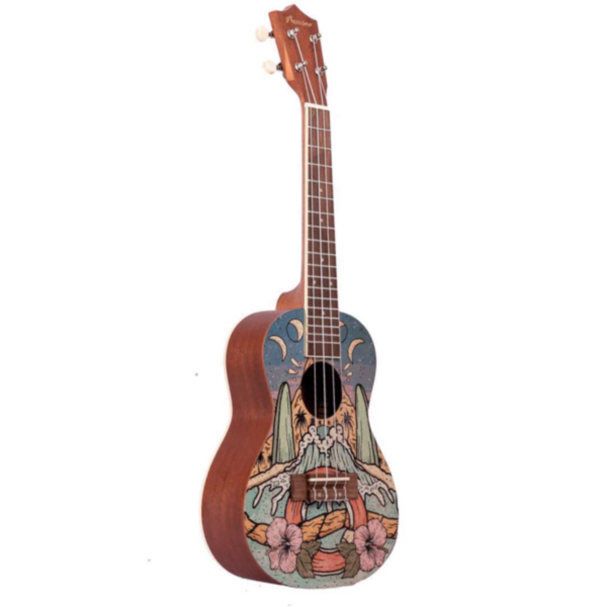 UKULELE BAMBOO CONCIERTO SAPELE COOL BEACH C/FUNDA