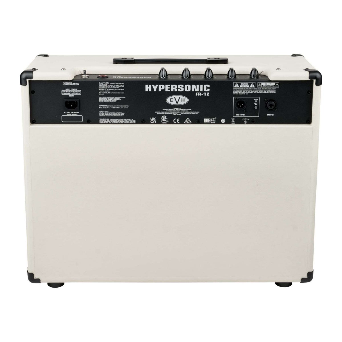 Monitor de Guitarra Eléctrica EVH FR-12 Ivory 1000W | Respuesta Plana FRFR Profesional