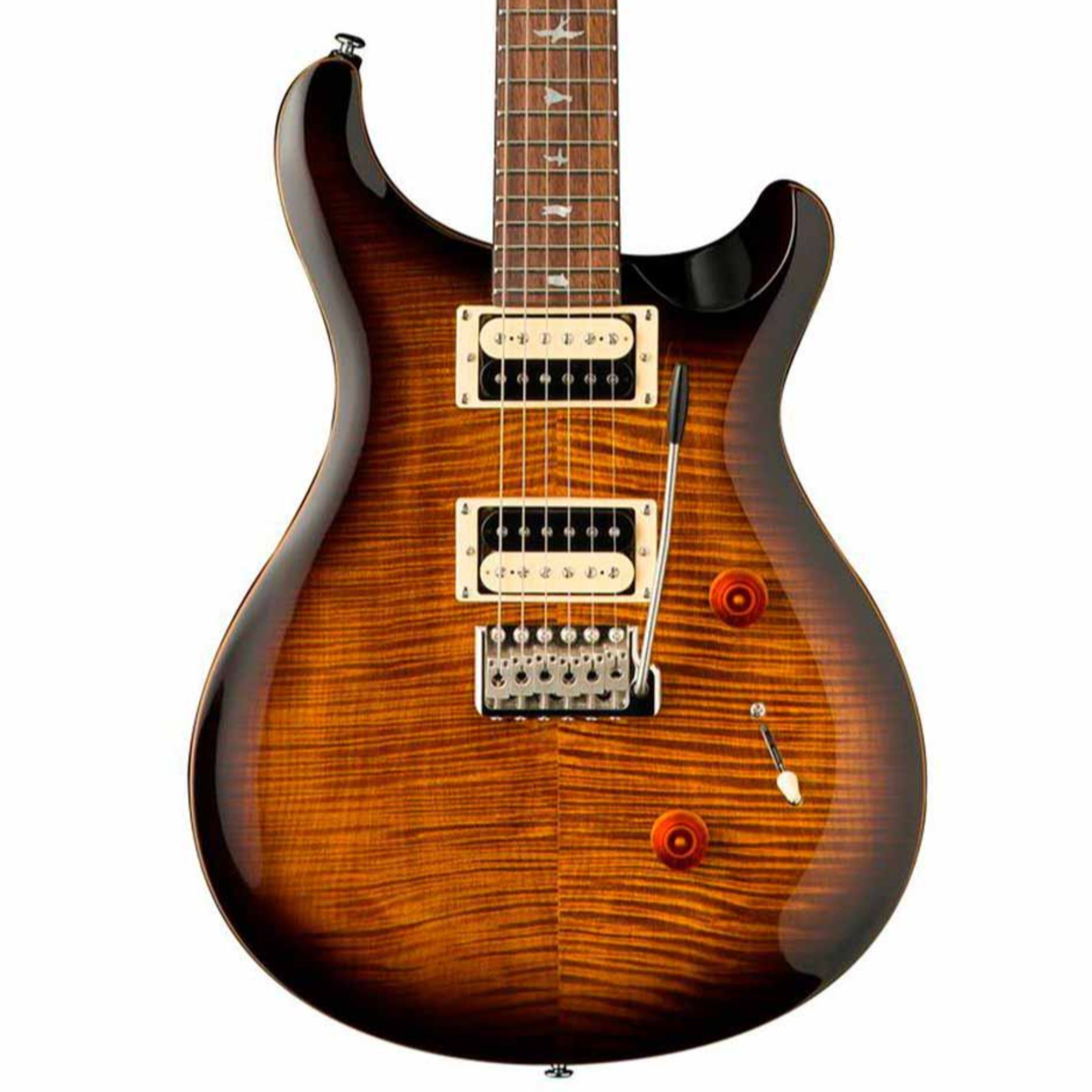 PRS SE Custom 24, Black Gold, Sunburst, Guitarra Eléctrica con Gig Bag