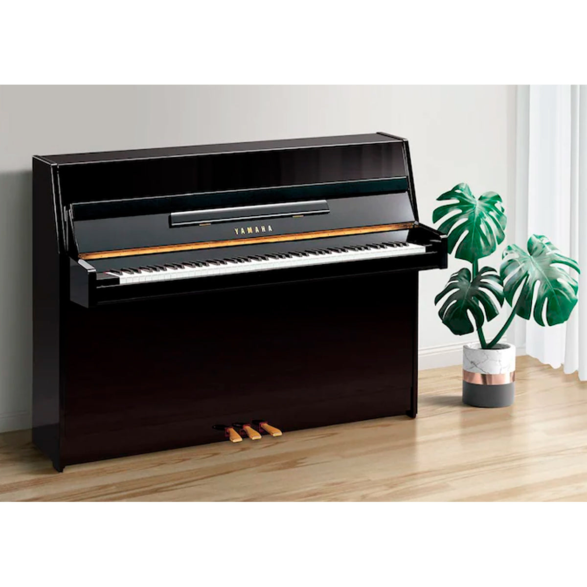 PIANO VERTICAL ACUSTICO YAMAHA C/ BANCO JX113TPE