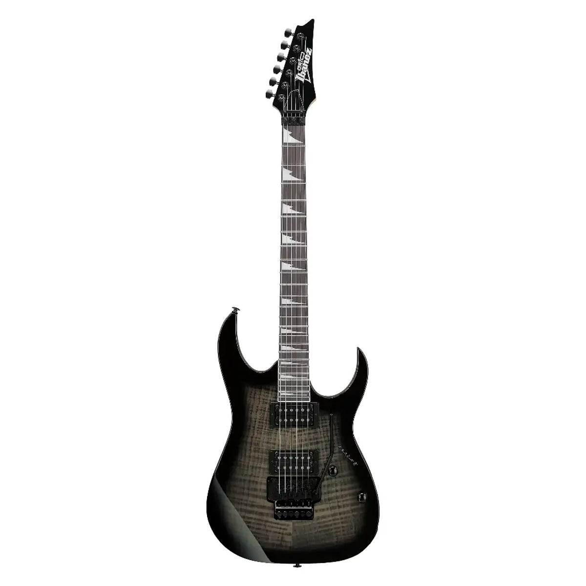 GUITARRA ELECTRICA IBANEZ ENTINTADA NEGRA SOMBREADA GRG320FA