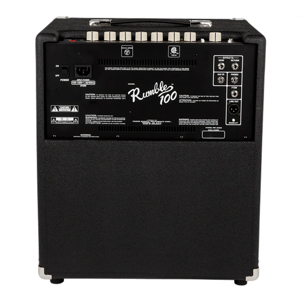 AMPLIFICADOR COMBO BAJO FENDER RUMBLE 100 (V3)
