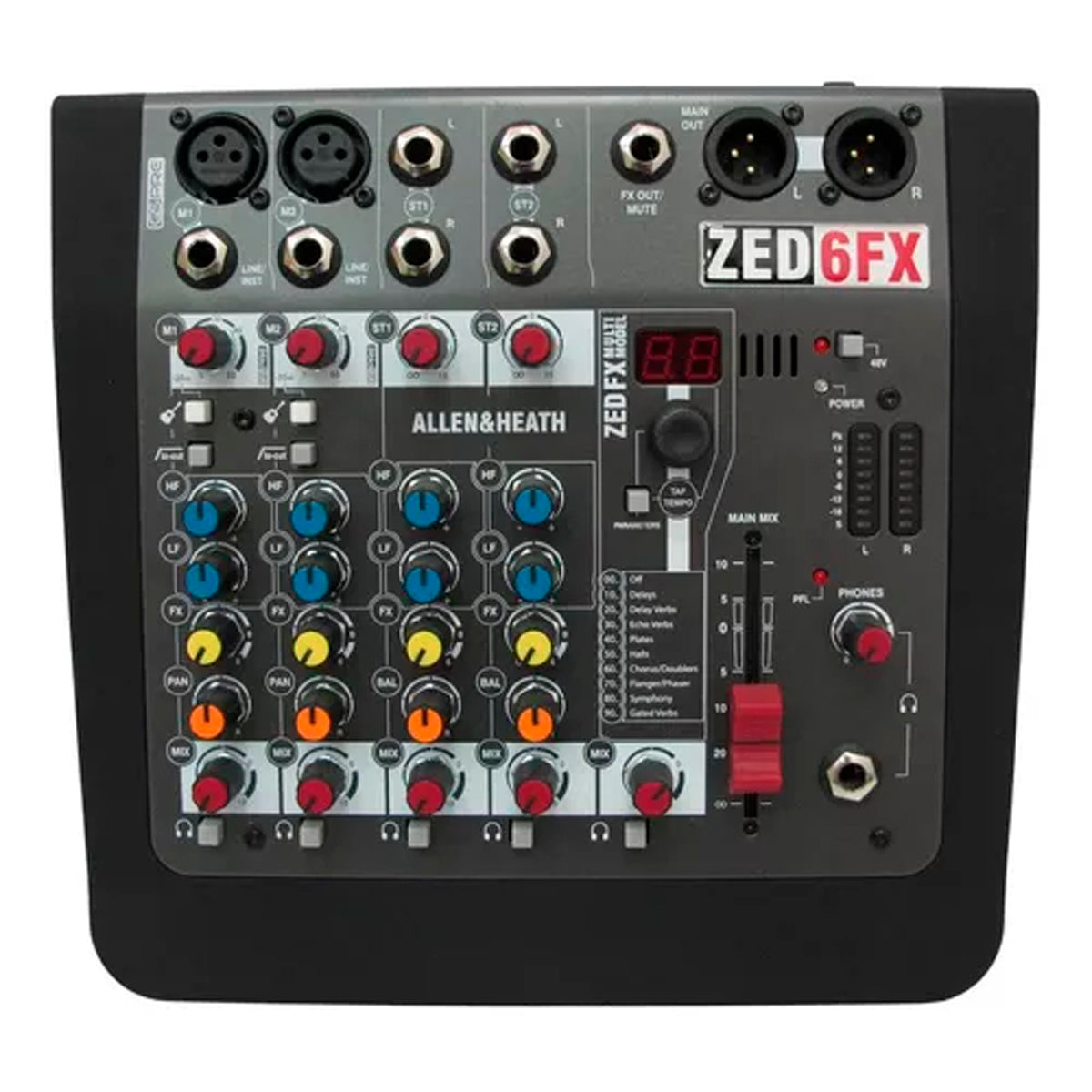 MEZCLADORA ALLEN & HEATH 6CH CON EFECTOS