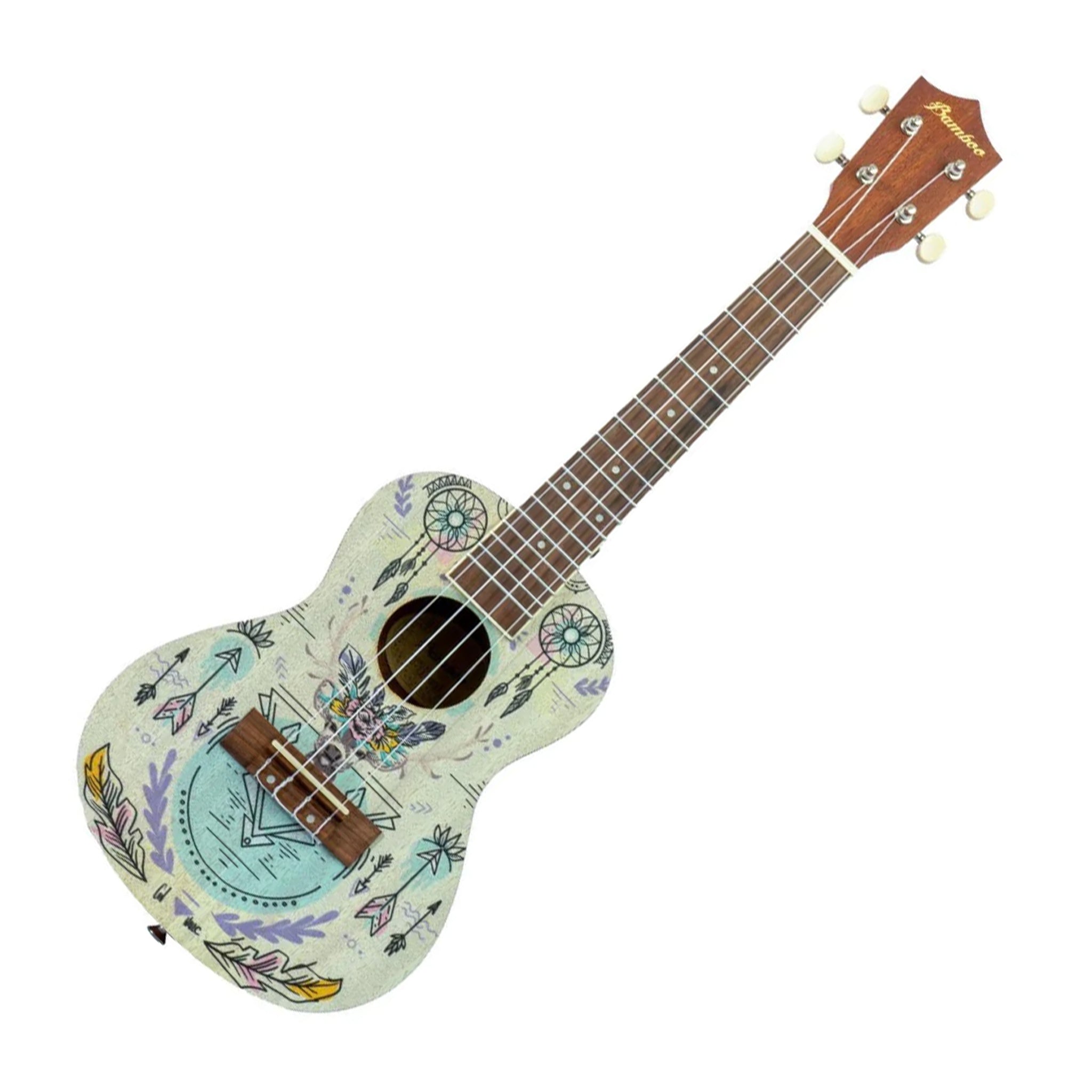 UKELELE BAMBOO CONCIERTO SAPELE INDIE U-23