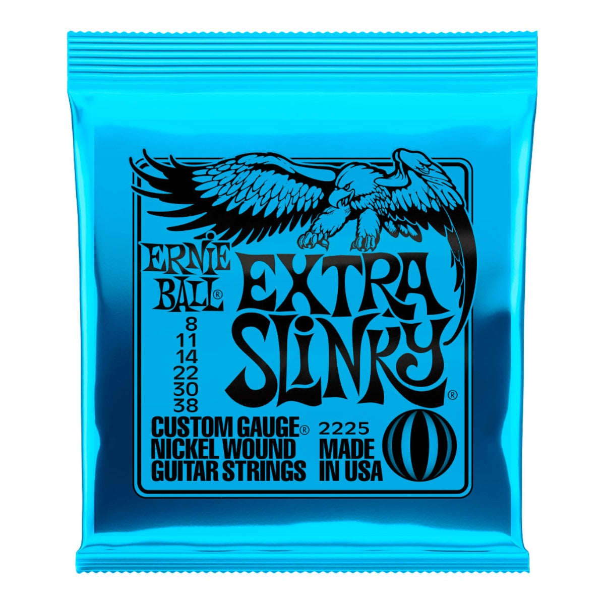 ENCORDADURA ERNIE BALL "EXTRA SLINKY" (0.008-0.038)