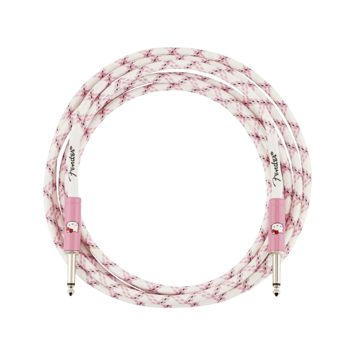 Cable Fender Original x Hello Kitty 3m Woven White | Edición Especial