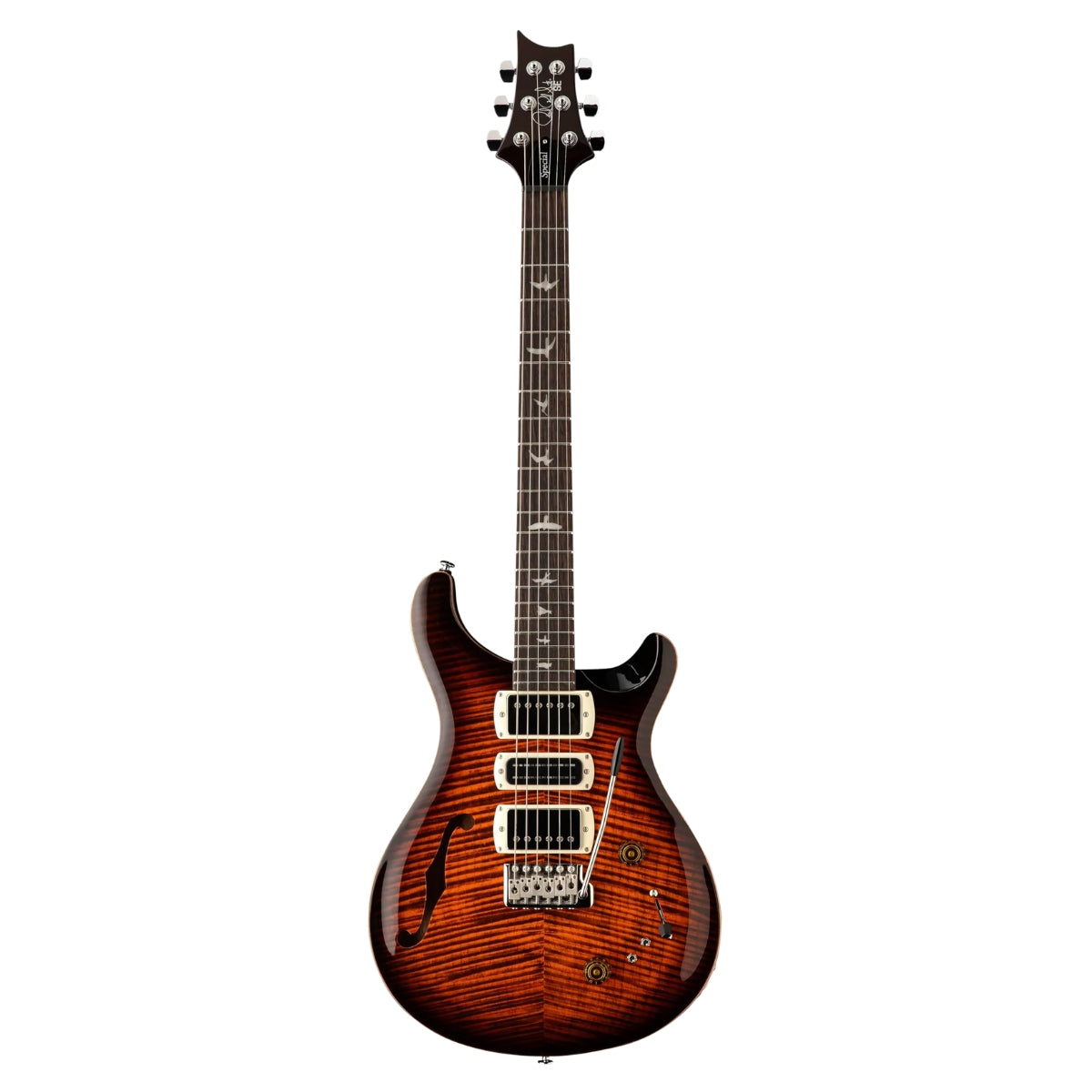 Guitarra Eléctrica PRS SE Special Semi-Hollow Orange Tiger Smokeburst