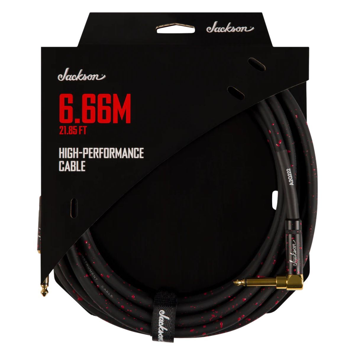 CABLE JACKSON HIGH PERFORMANCE BLK/RED 6MTS