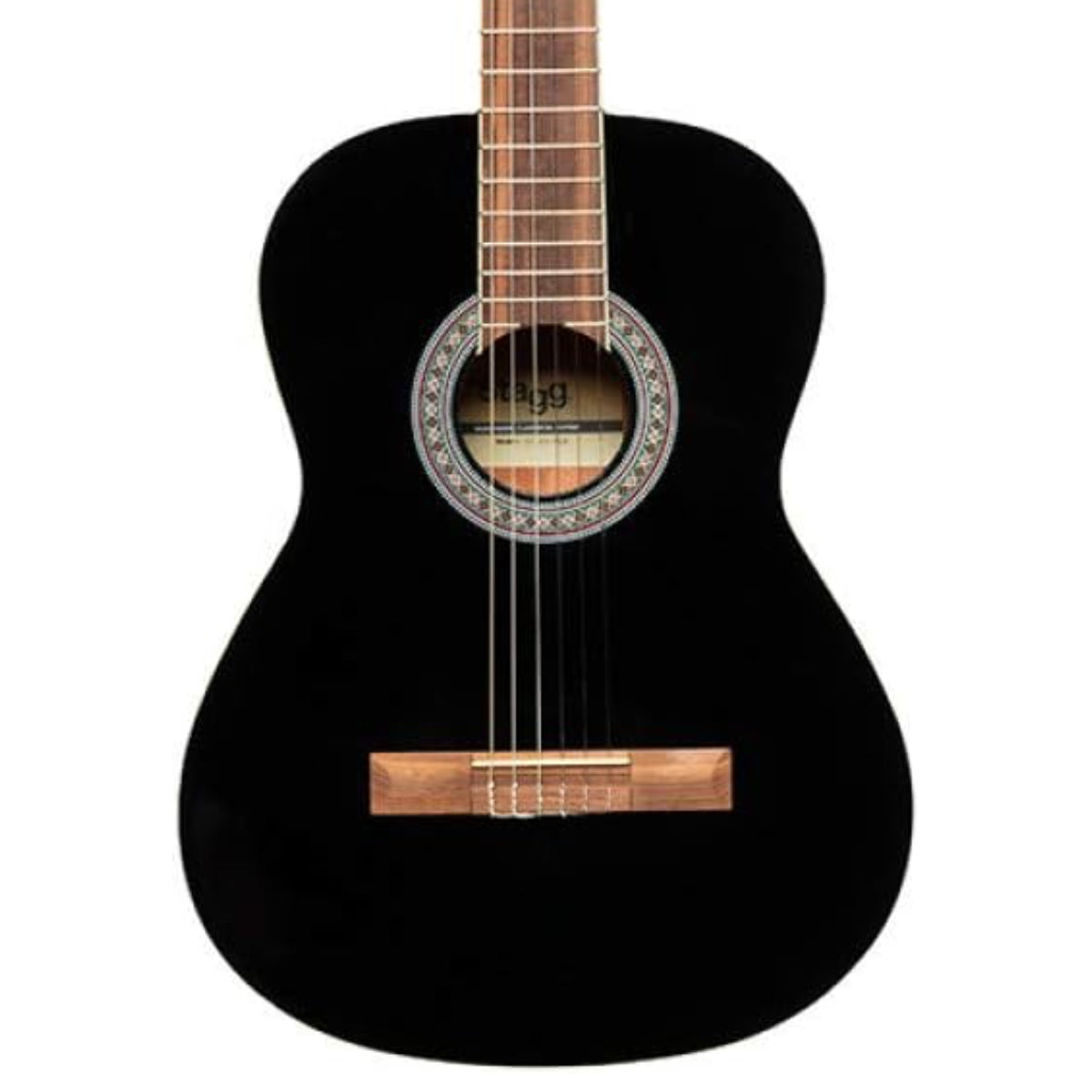 GUITARRA ACUSTICA STAGG CLASICA NEGRA SCL60-BLK
