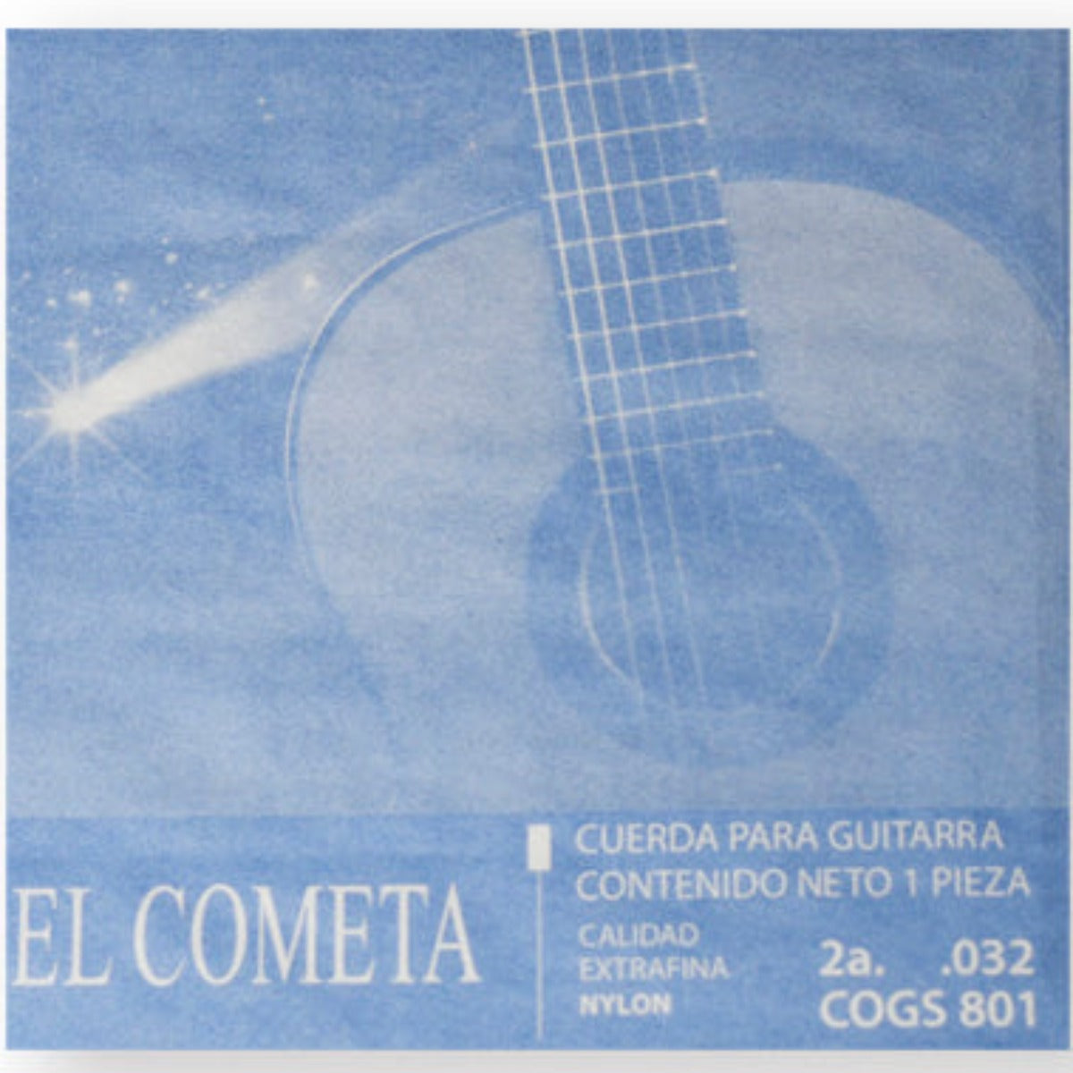 CUERDA P/GUITARRA CLASICA EL COMETA 2A NYLON