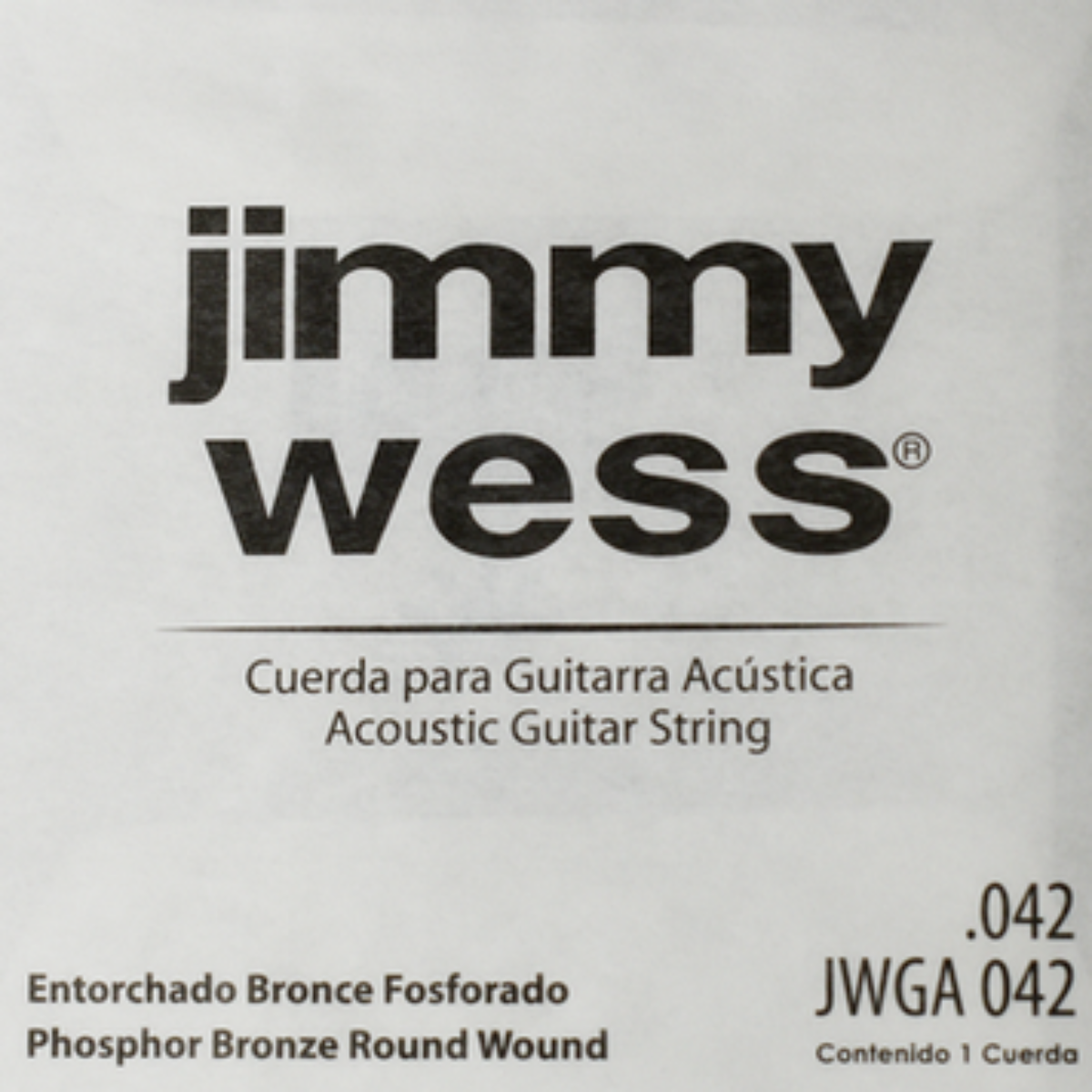 CUERDA P/GUITARRA ELECTROACUSTICA JIMMYWESS 5A 42