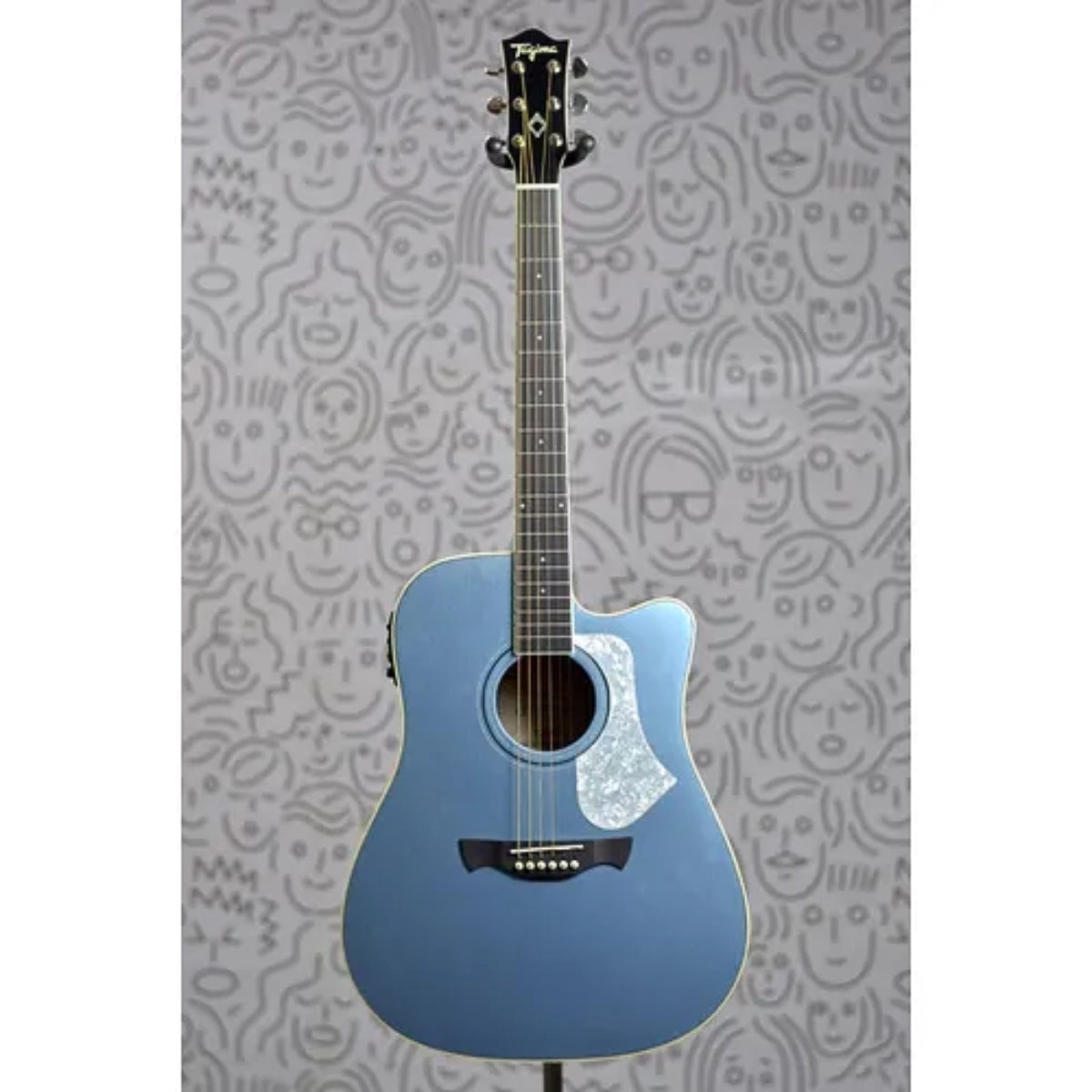 Guitarra Electroacústica Tagima Andes Lake Blue ANDES-EQ-LPBS-DF