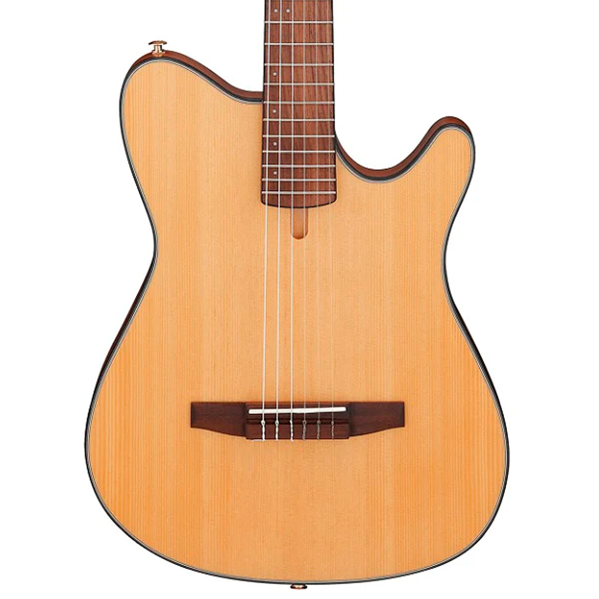 GUITARRA ELECTROACUSTICA NYLON IBANEZ NATURAL MATE FRH10N