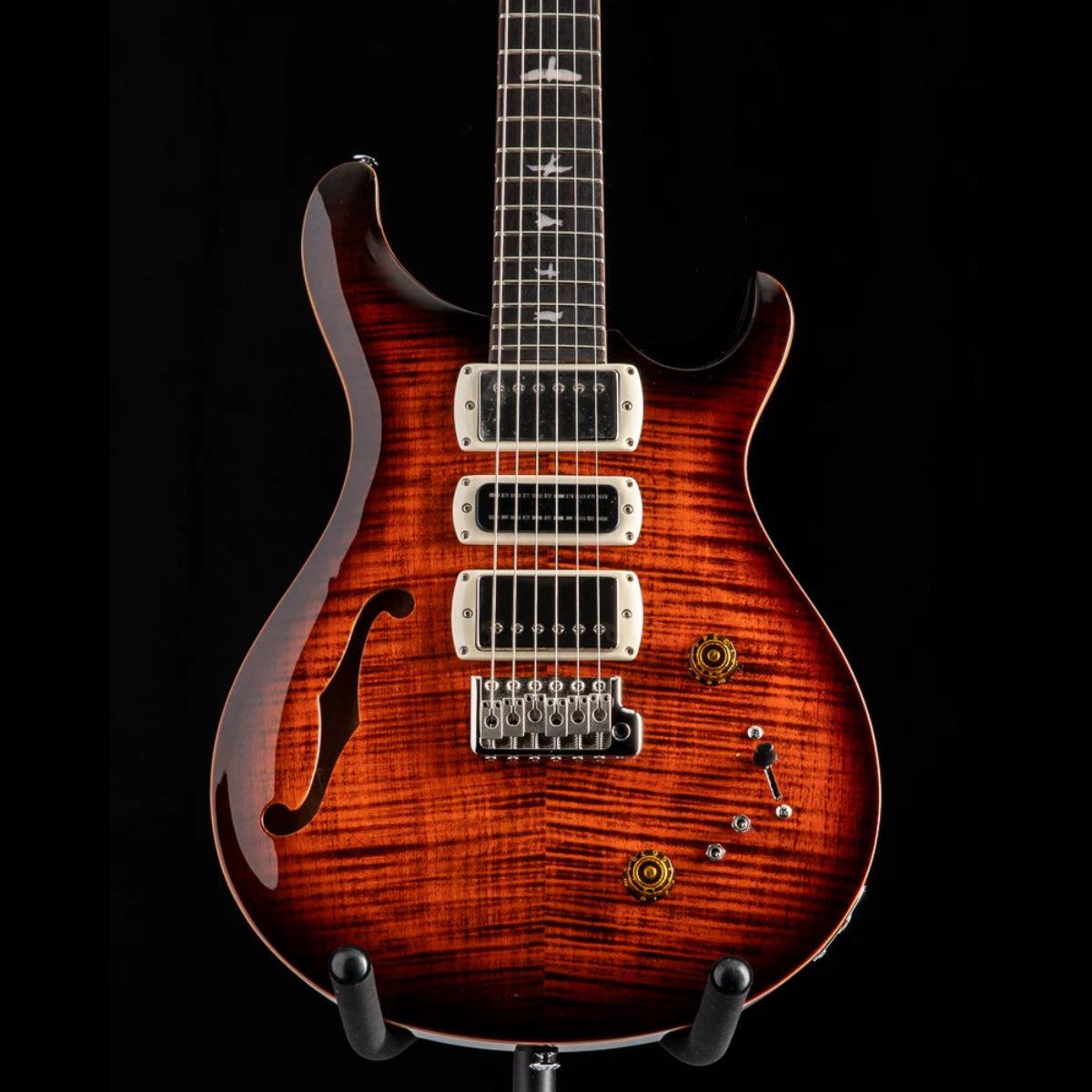 Guitarra Eléctrica PRS SE Special Semi-Hollow Orange Tiger Smokeburst