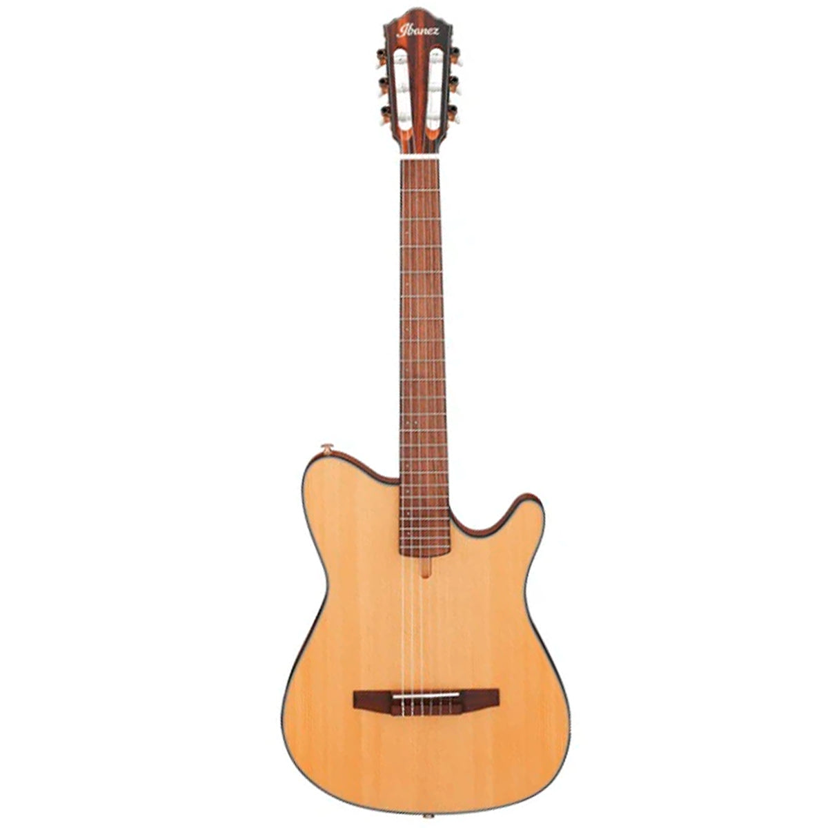 GUITARRA ELECTROACUSTICA NYLON IBANEZ NATURAL MATE FRH10N
