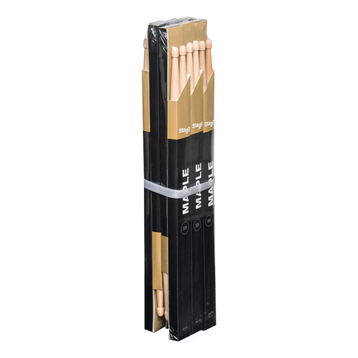 BAQUETAS STAGG HICKORY SERIE V 5B PUNTA MADERA