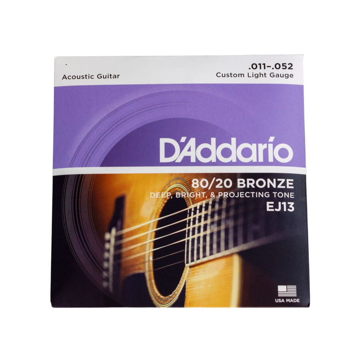 Encordadura D'Addario Bronze 80/20 11-52 EJ-13