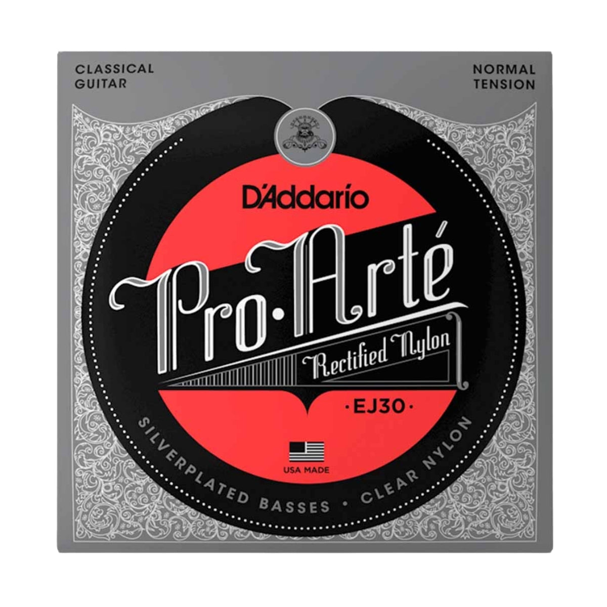 Encordadura D'Addario ProArté Nylon Tensión Normal EJ-30