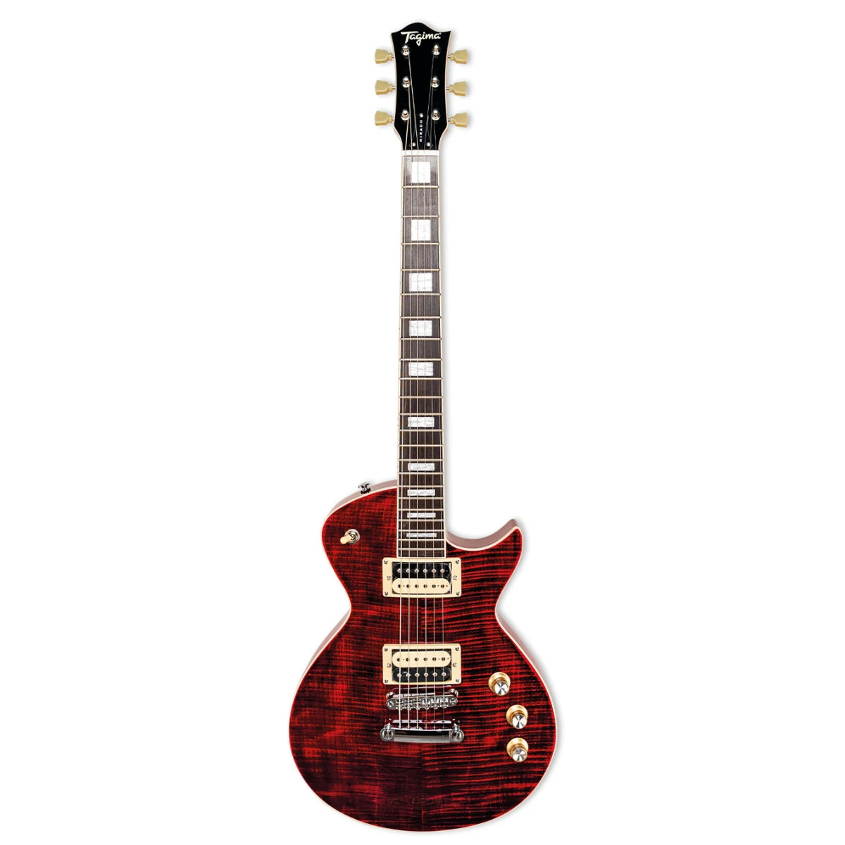 Guitarra Eléctrica Tagima Tipo LP Classic Mirach Flamed TRD-DF