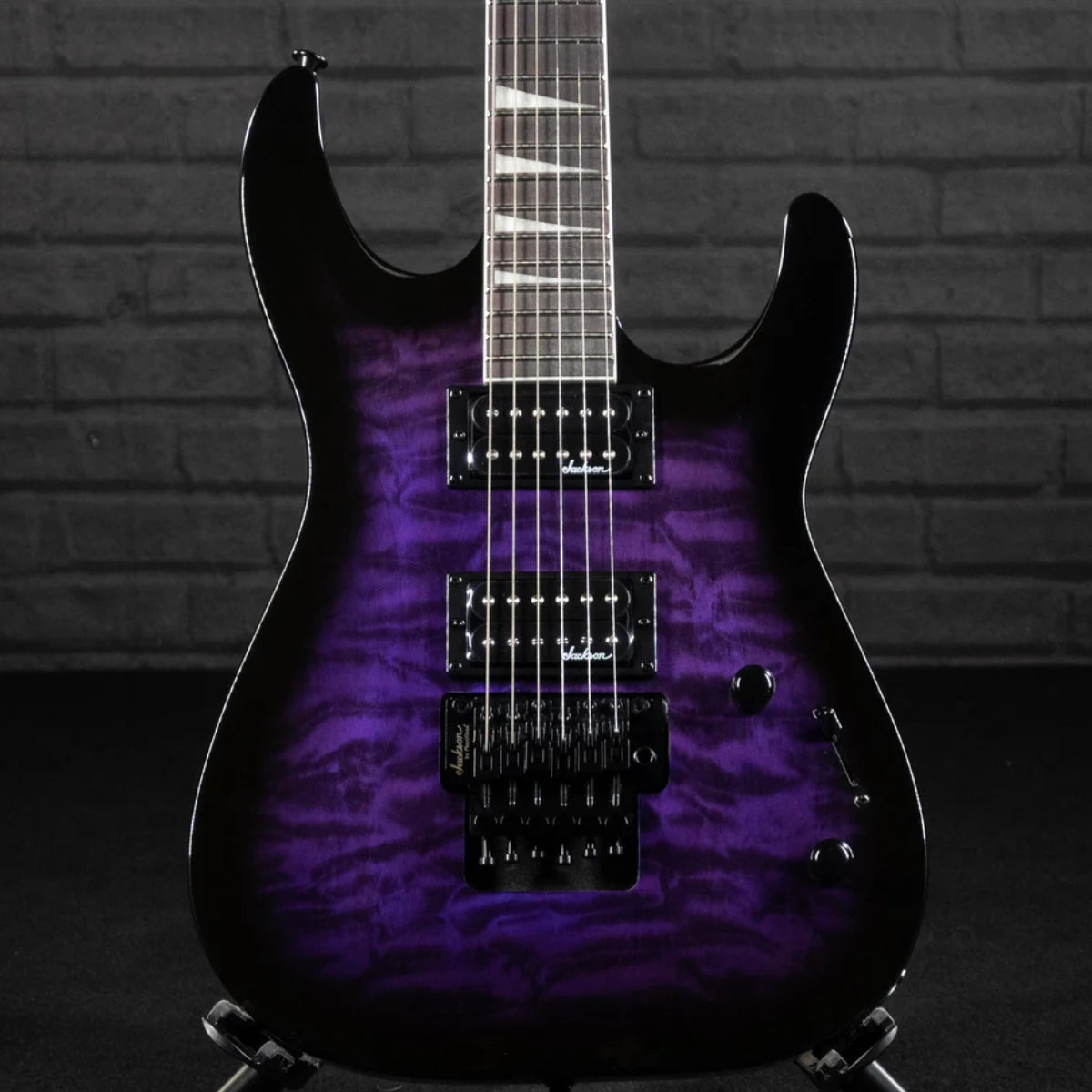 JACKSON JS32Q DINKY TREMOLO TRANSPARENT PURPLE BURST
