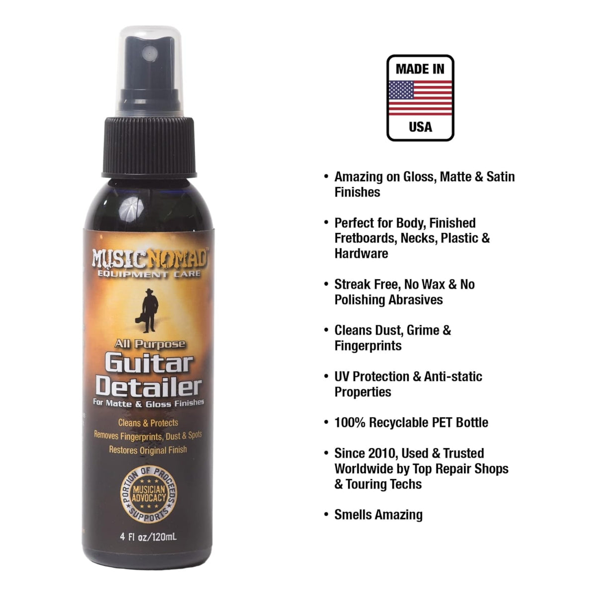 Formula Music Nomad Guitar Detailer MN100 | Limpiador y Protector para Guitarra