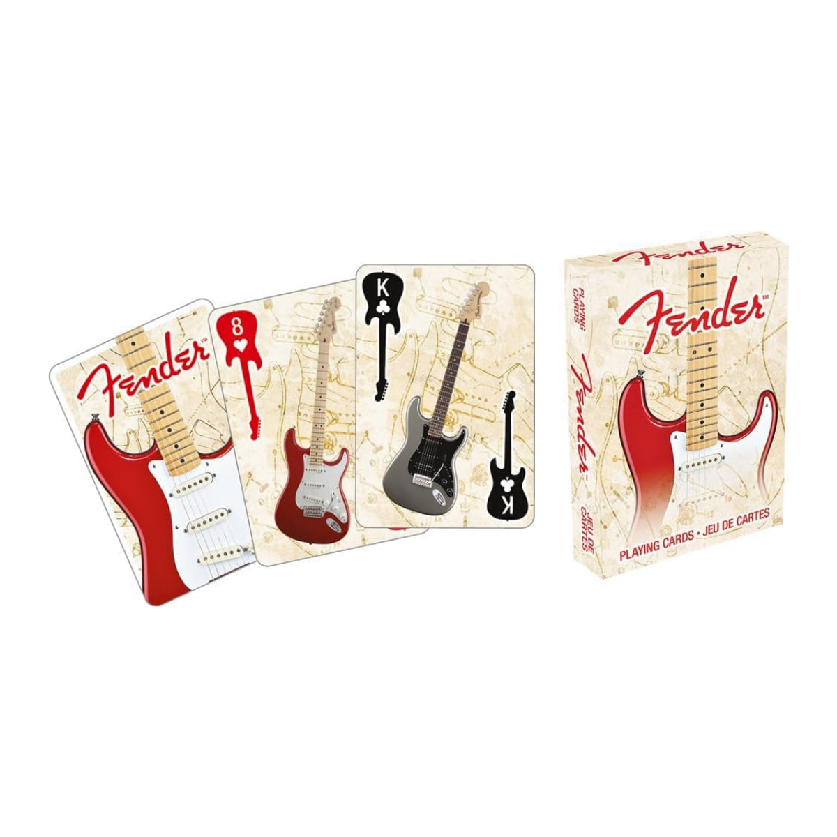 Juego de Cartas Tipo Naipes Fender