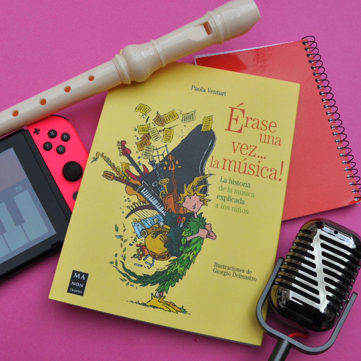 LIBRO ERASE UNA VEZ, LA MUSICA