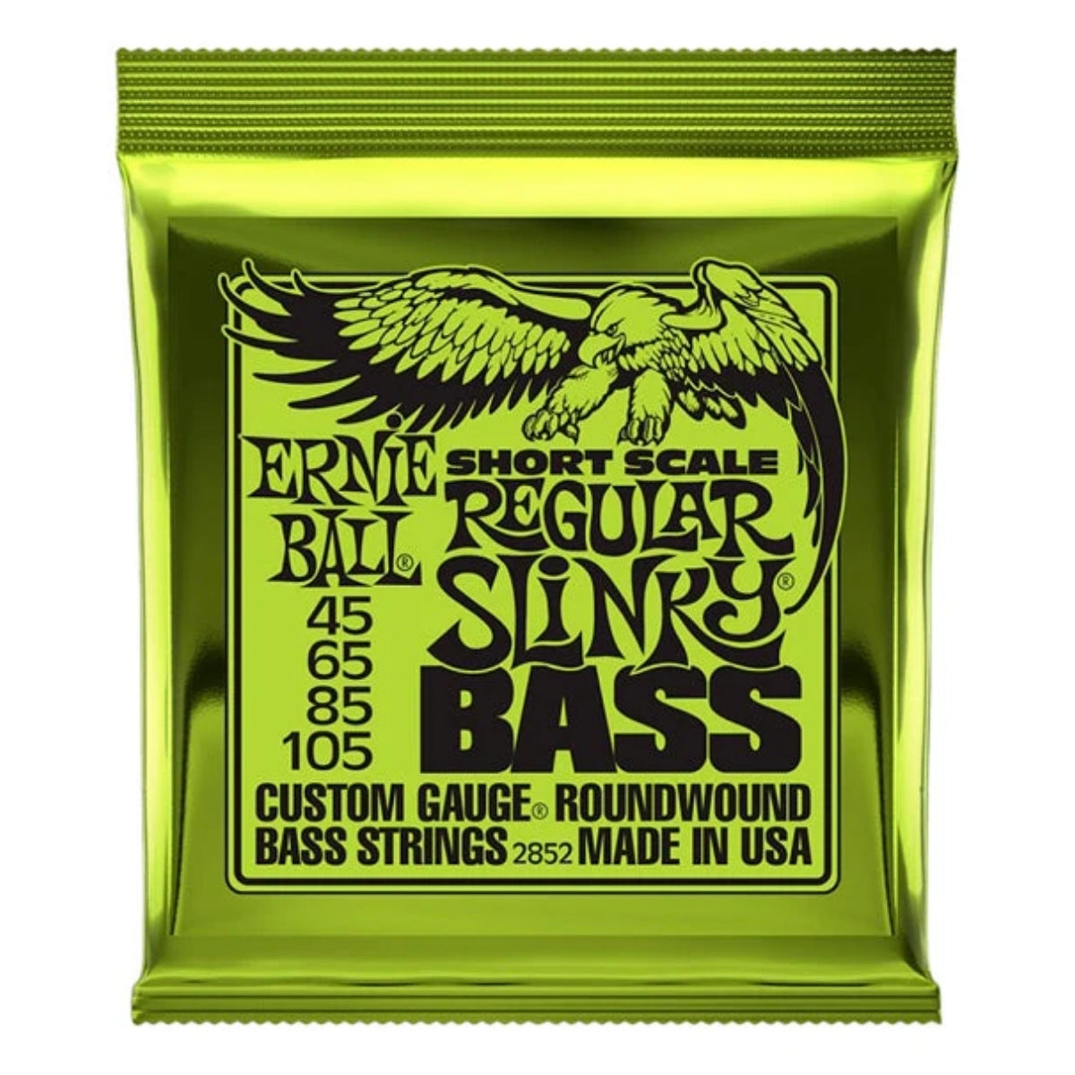 ENCORDADURA ERNIE BALL 2852 REGULAR SLINKY BAJO SHORT SCALE 45-105