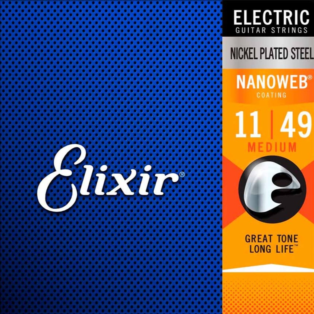 ENCORDADURA P/GUITARRA ELECTRICA ELIXIR NANOWB 11-49