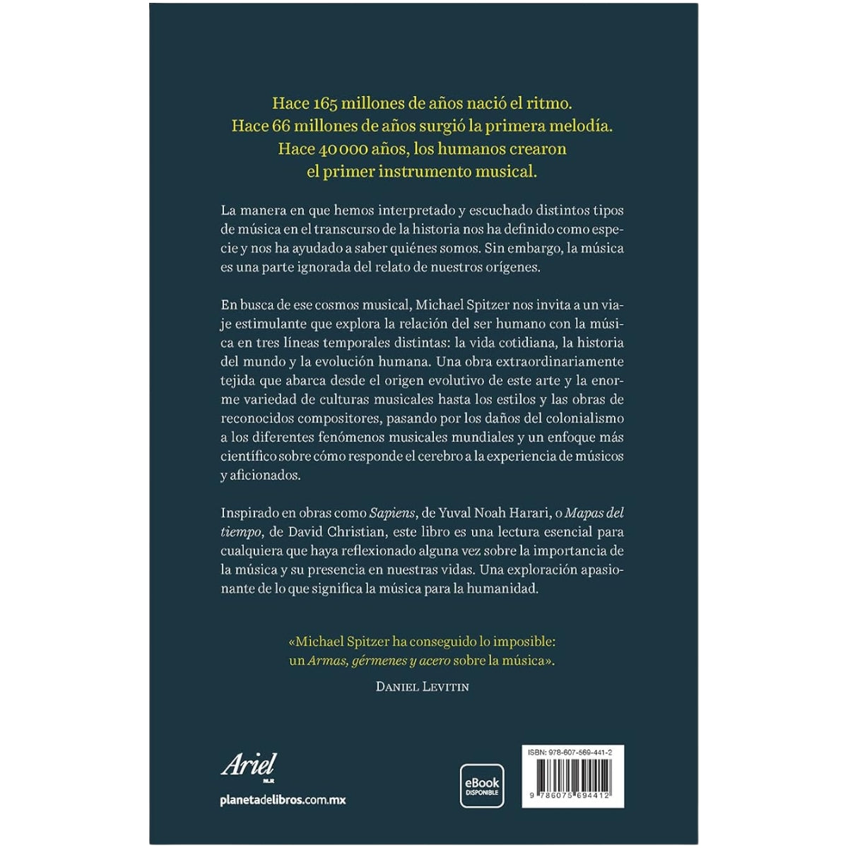Libro El Ritmo Infinito | Michael Spitzer – Historia Universal de la Música