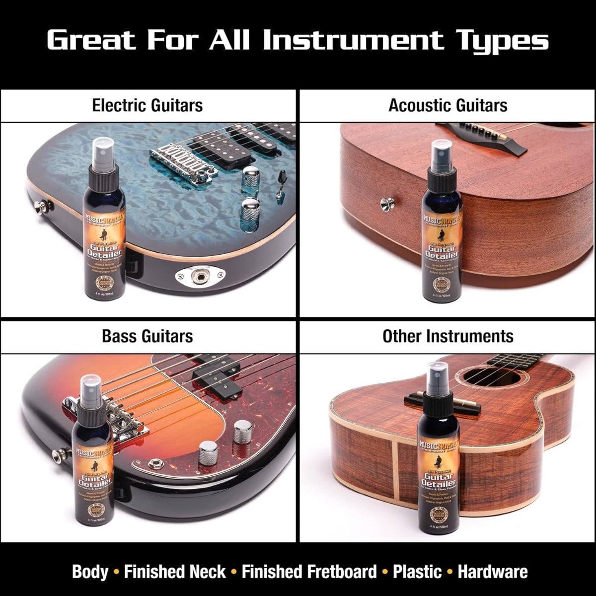 Formula Music Nomad Guitar Detailer MN100 | Limpiador y Protector para Guitarra