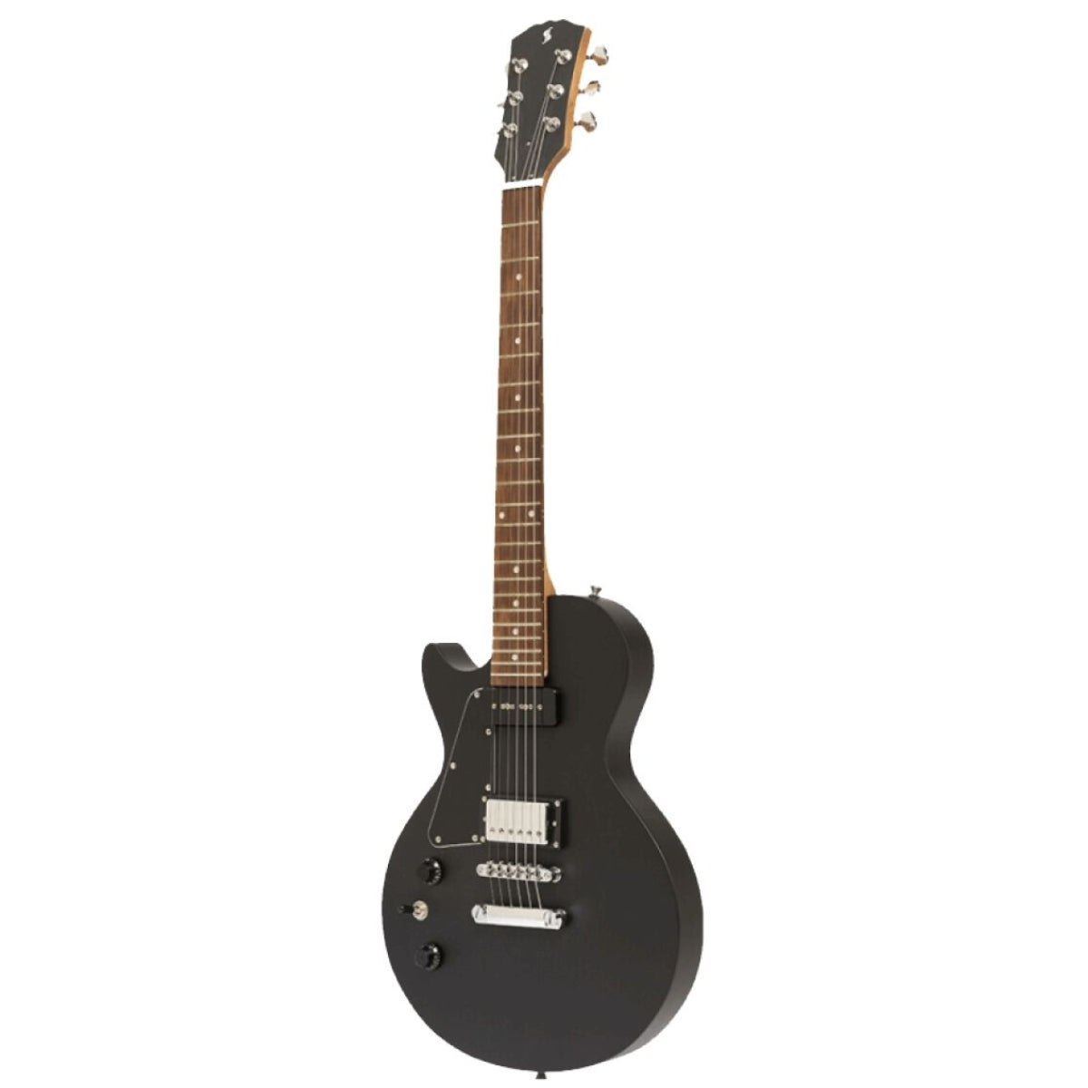 GUITARRA ELECTRICA STAGG STD LP HB90 ZURDA NEGRA