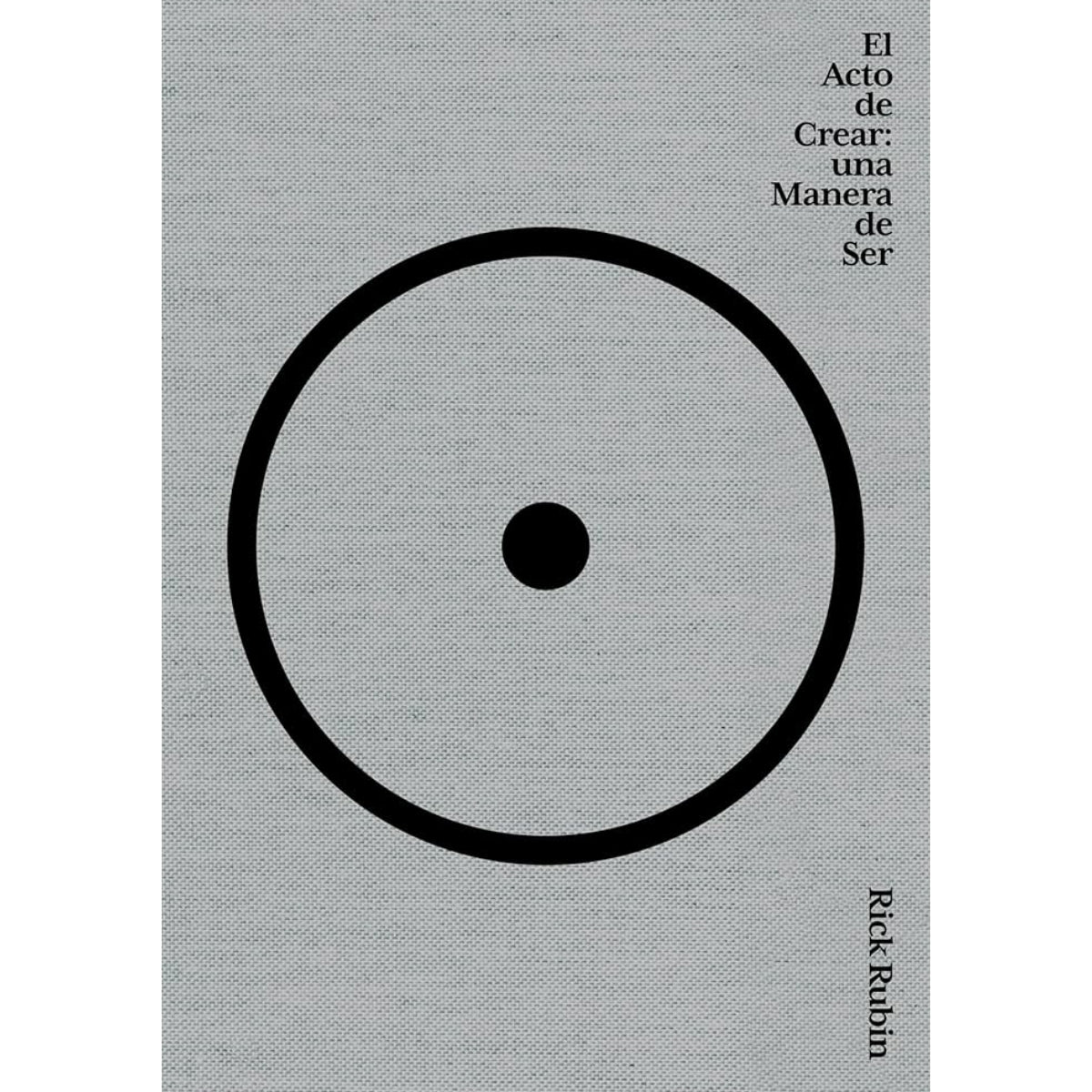 Libro El Acto de Crear: Una Manera de Ser | Rick Rubin