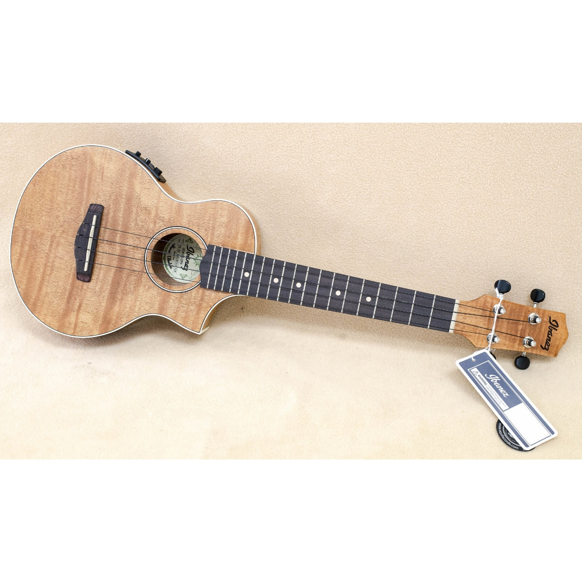 Ukulele Electroacústico Ibanez Maple Natural