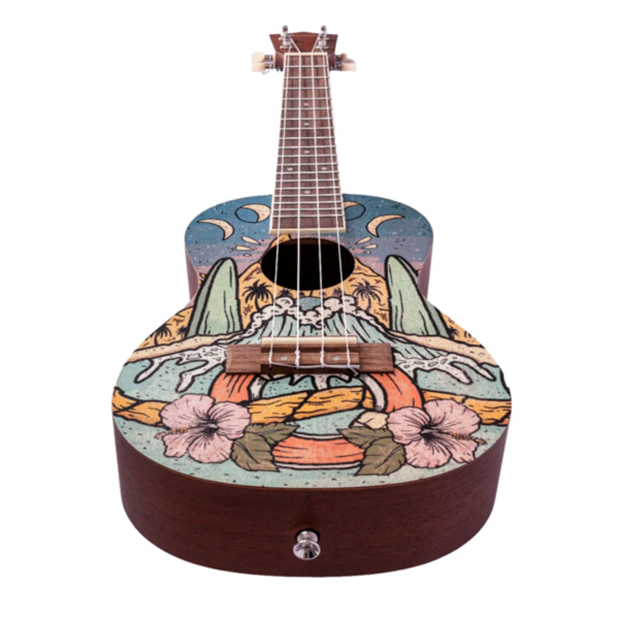 UKULELE BAMBOO CONCIERTO SAPELE COOL BEACH C/FUNDA