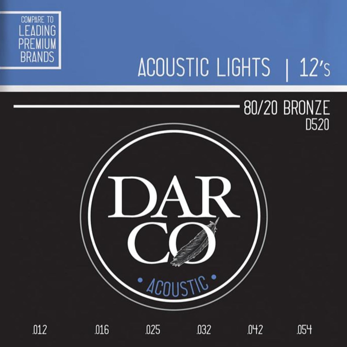 ENCORDADURA P/GUITARRA ACUSTICA MARTIN DARCO D520 LIGHT