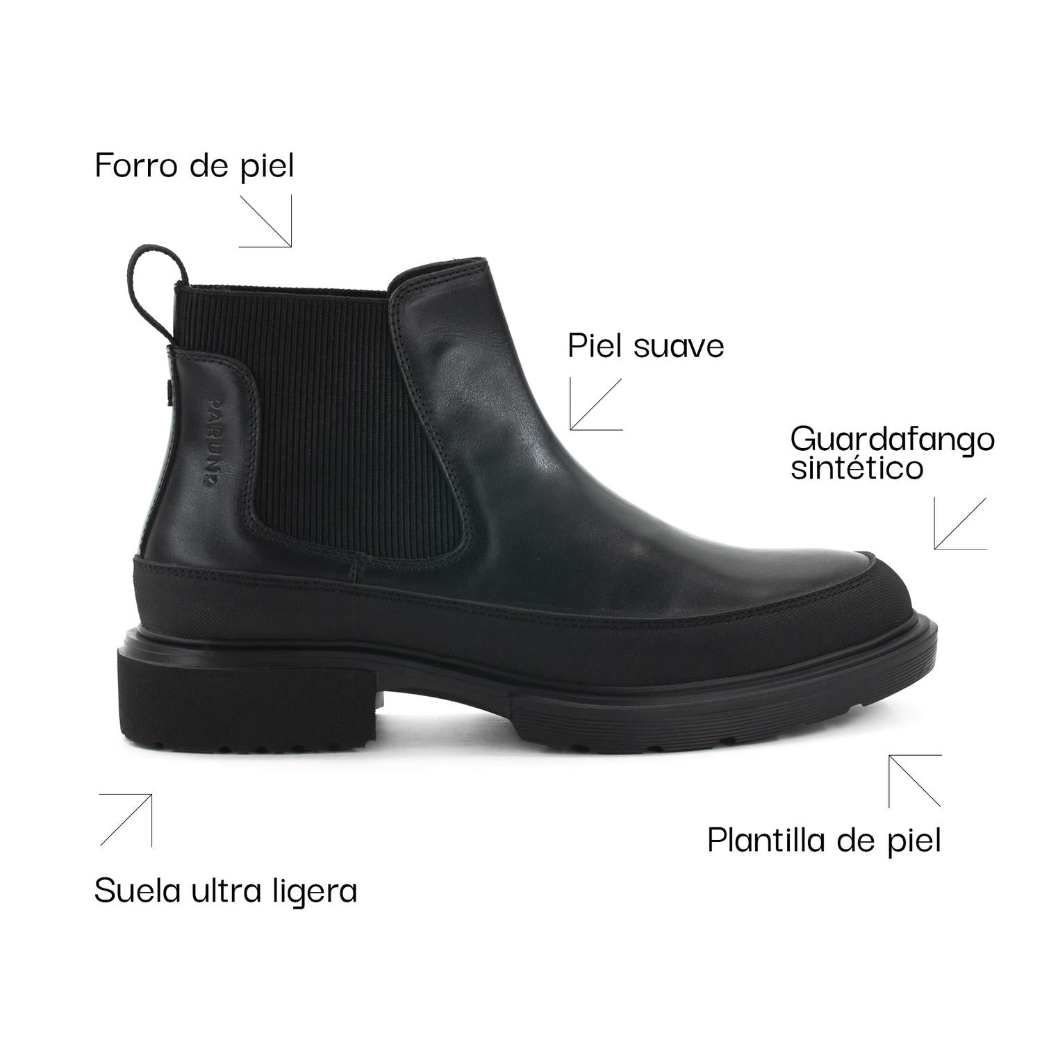 Bota Peter P221812 Negro