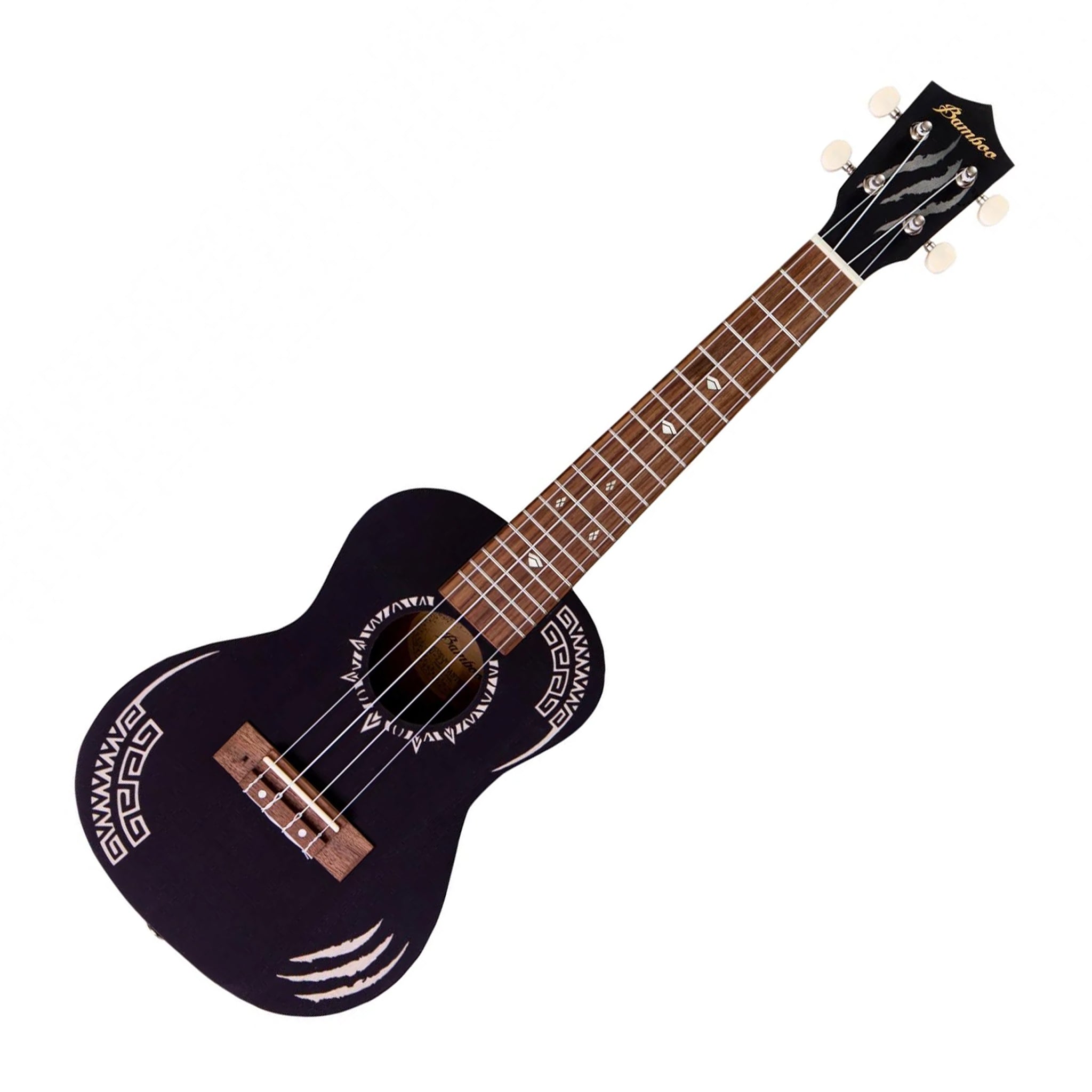 UKELELE BAMBOO CONCIERTO SAPELE PANTHER U-23 C/FUNDA