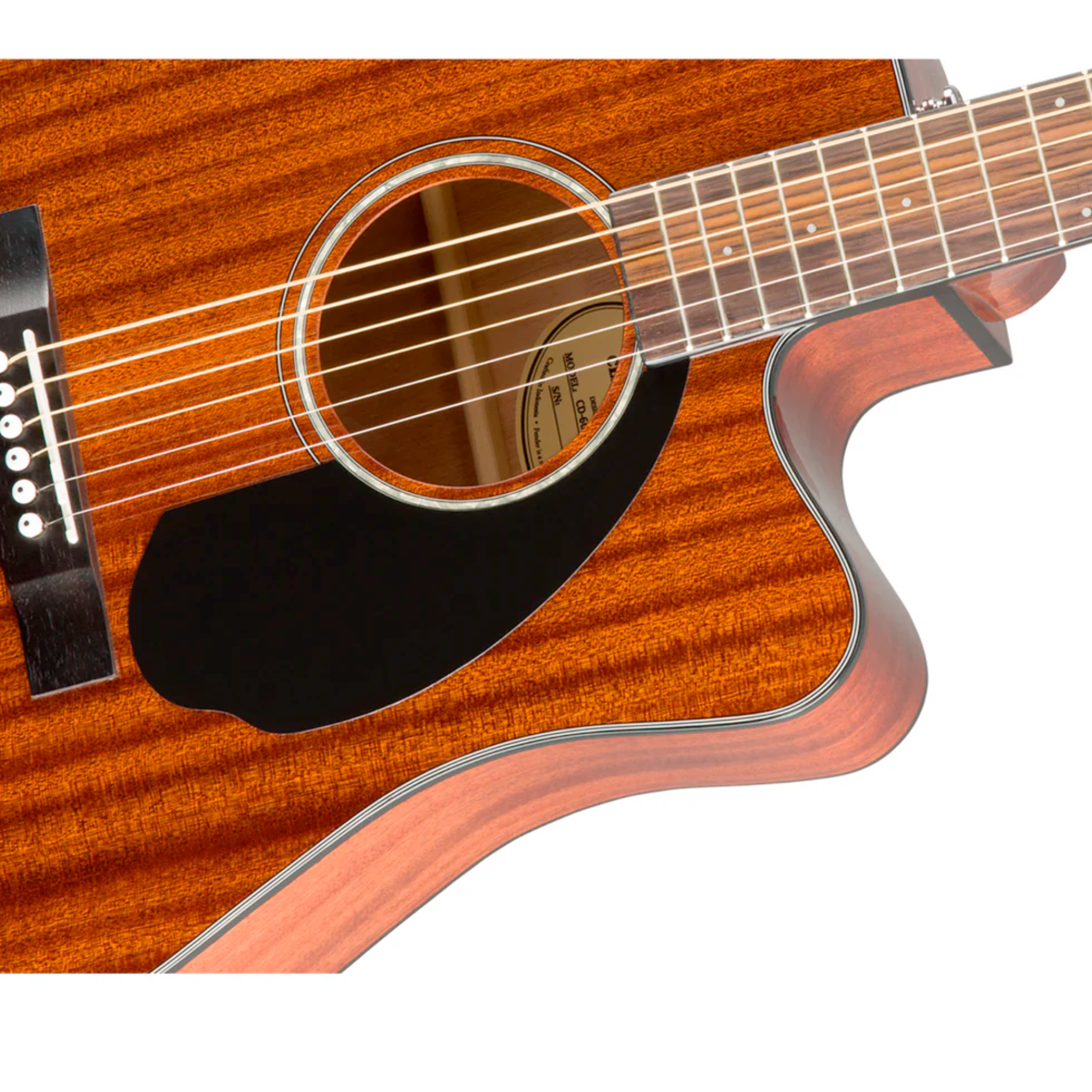 FENDER CD-60SCE Dread, All-Mah WN