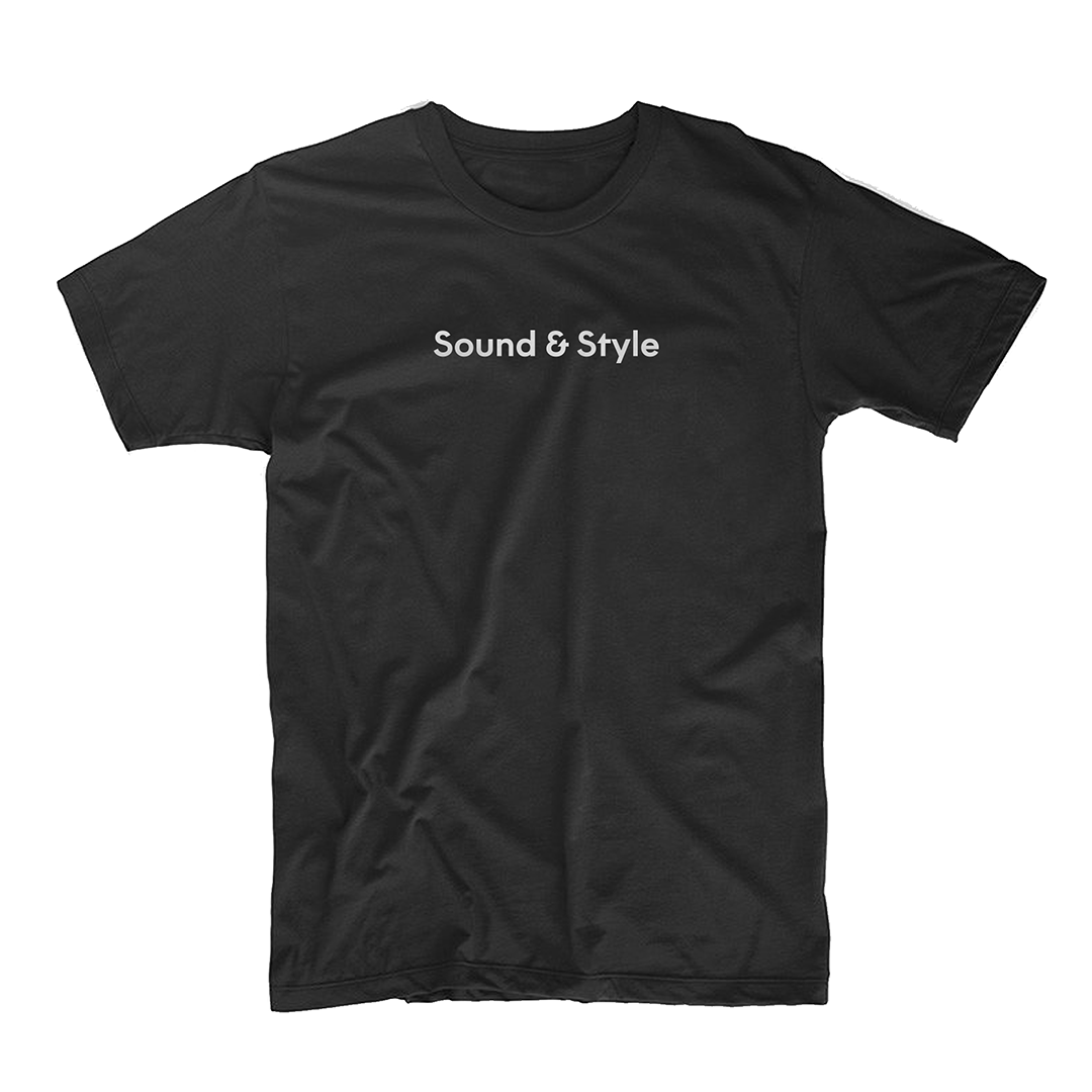 PLAYERA PARUNO SOUND NEGRA + STICKER