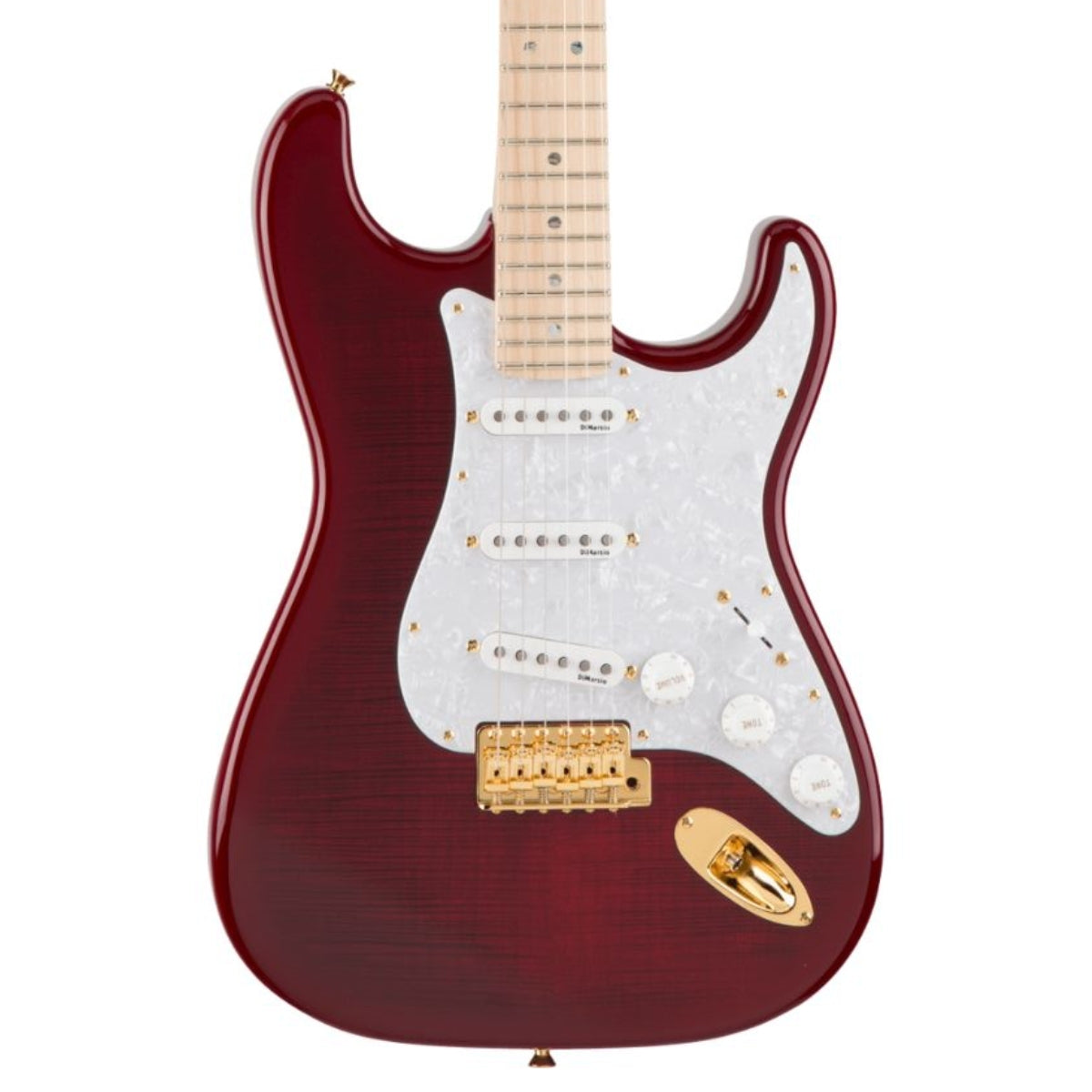 Guitarra Eléctrica Fender Signature Richie Kotzen Stratocaster Maple Neck Transparent Red Burst