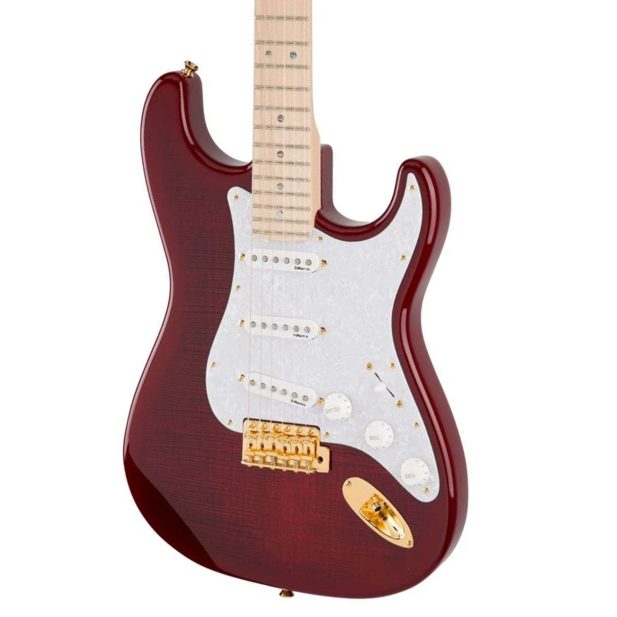 Guitarra Eléctrica Fender Signature Richie Kotzen Stratocaster Maple Neck Transparent Red Burst