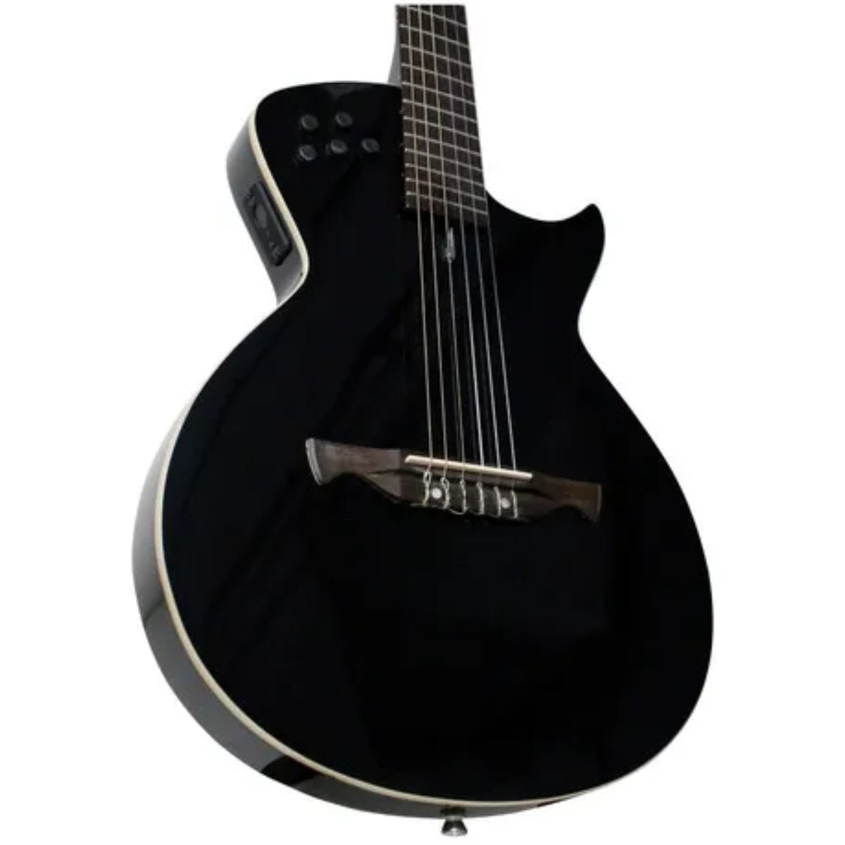 GUITARRA ELECTROACUSTICA TAGIMA MODENA NYLON SAPELI NEGRO MODENA-NYLON-EQ-BK
