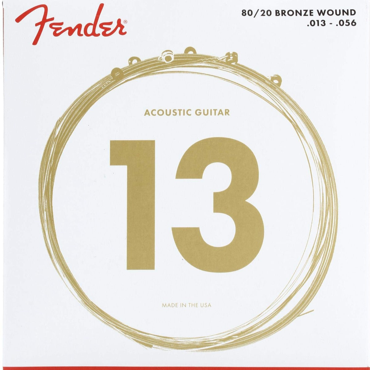 ENCORDADURA FENDER BRONCE 013-056 70M